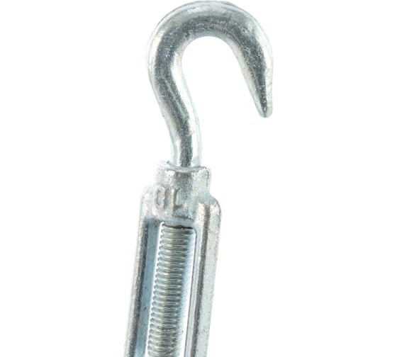 Талреп STAYER DIN 1480, крюк-крюк, М10, 6 шт, оцинкованный, 30525-10