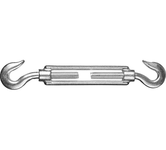 Талреп STAYER DIN 1480, крюк-крюк, М8, оцинкованный, 30525-08