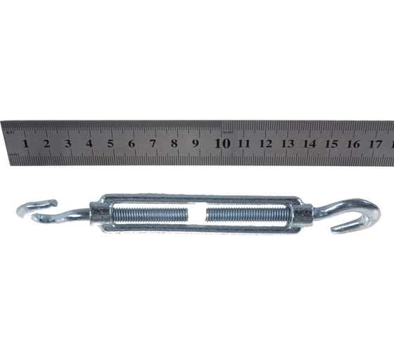 Талреп STAYER DIN 1480, крюк-крюк, М8, оцинкованный, 30525-08