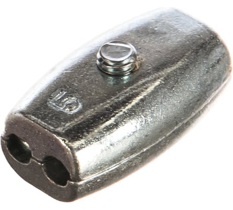 Зажим троса ЗУБР Бочонок 5мм, 2 шт, 304456-05