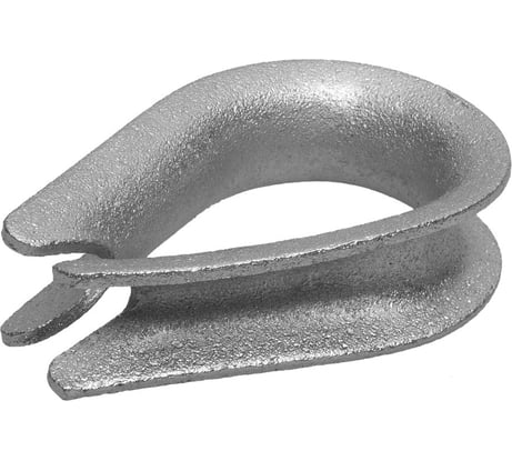 Коуш ЗУБР DIN 6899, 3мм, 2 шт, оцинкованный, 304496-03