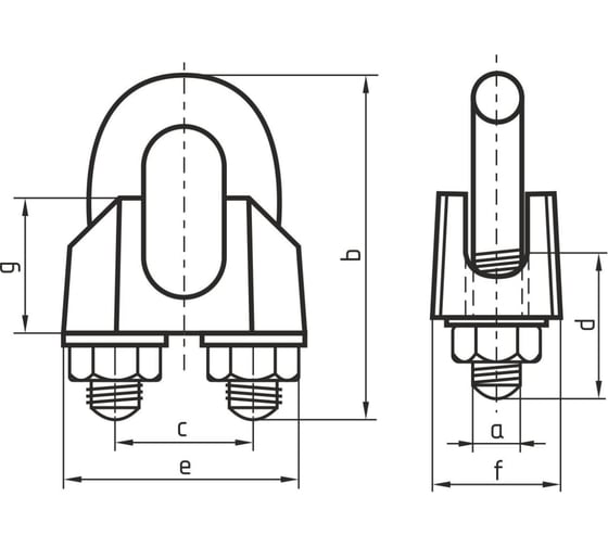 Комплект дугообразных зажимов CERTEX DIN 741, KL03741, 100 шт. KL03741100