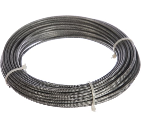Стальной трос в оболочке PVC Стройбат 2/3мм 25м 2519421-3/ 250270