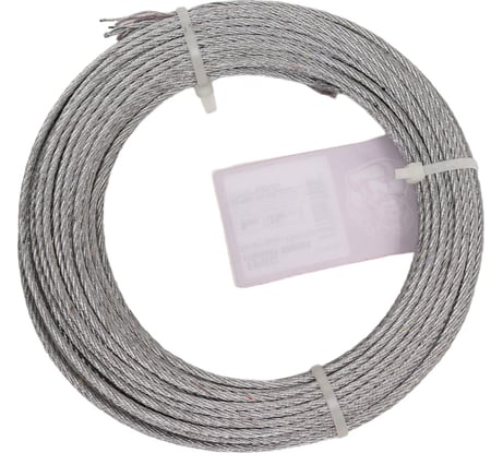 Стальной трос Стройбат DIN 3055 3мм 25м 2519403-3/ 254550