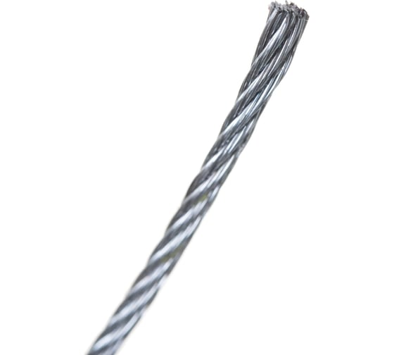 Стальной трос Стройбат DIN 3055 2 мм, 25 м 2519402-3/ 254530