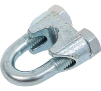 Зажим троса Зубр DIN 741, оцинкованный, 13мм, ТФ5, 15 шт 4-304415-13