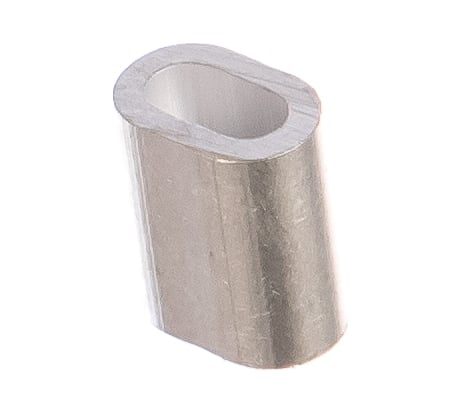 Зажим троса Зубр DIN 3093 алюминиевый, 3мм, ТФ5, 100 шт 4-304475-03