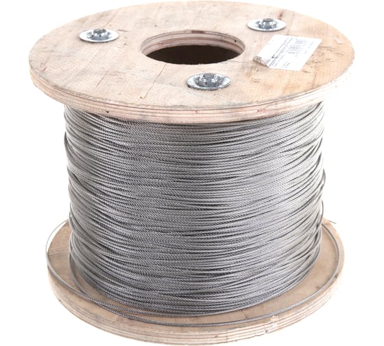 Трос ср.мягкости ГОСКРЕП DIN 8379 А2 1,5мм 250 м бухта 10-0028110 1