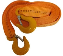 Буксировочный ленточный трос с крюками ООО Грузкомплект 3т 5м ТБЛК35