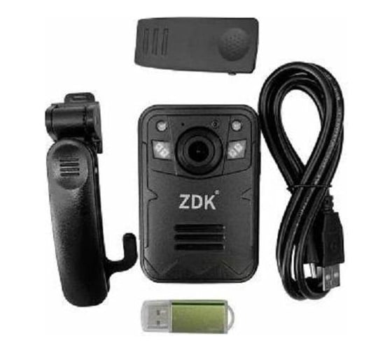 Персональный видеорегистратор ZDK M19, карта на 32 Гб, 170 градусов, 3100 mAh, 2K M1932SD