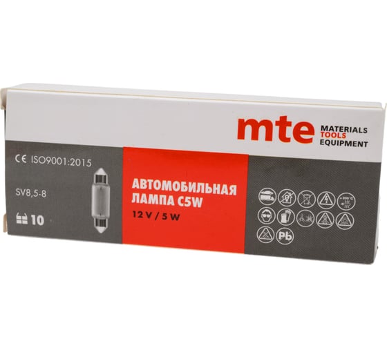Лампа MTE c5w 12v 5w (sv8,5-8) l35мм 27201711