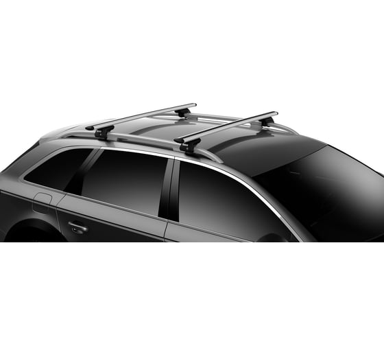 Упоры для автомобилей с обычными рейлингами Thule Evo с замками 710400