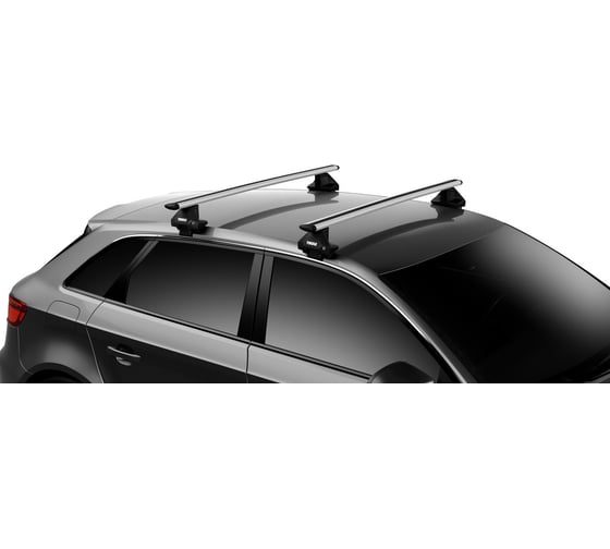 Упоры для автомобилей с гладкой крышей Thule Evo с замками 710500