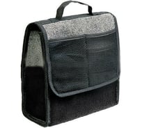 Органайзер в багажник AUTOPROFI TRAVEL, ковролиновый, серый, 1 24 ORG-10 GY