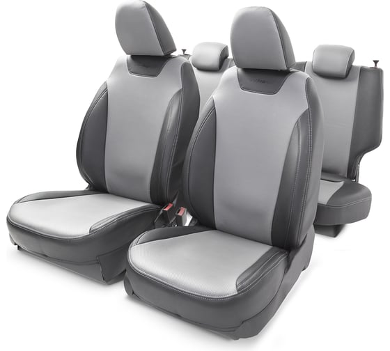 Чехлы на сиденья AUTOPROFI LADA VESTA VES-1Sd15+40-60 G BK/D.GY