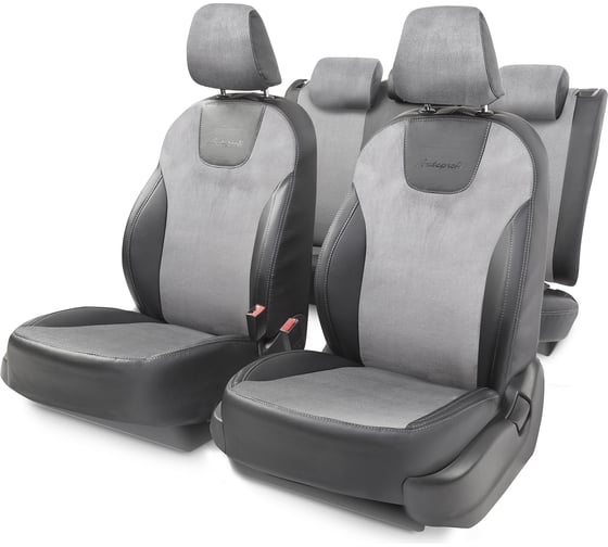 Чехлы на сиденья AUTOPROFI SKODA OCTAVIA-3 OCT-3Lt13+40-60 A BK/D.GY 1