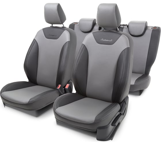 Чехлы на сиденья AUTOPROFI FORD Focus-3 FOC-3Ht10+40-60 G BK/D.GY