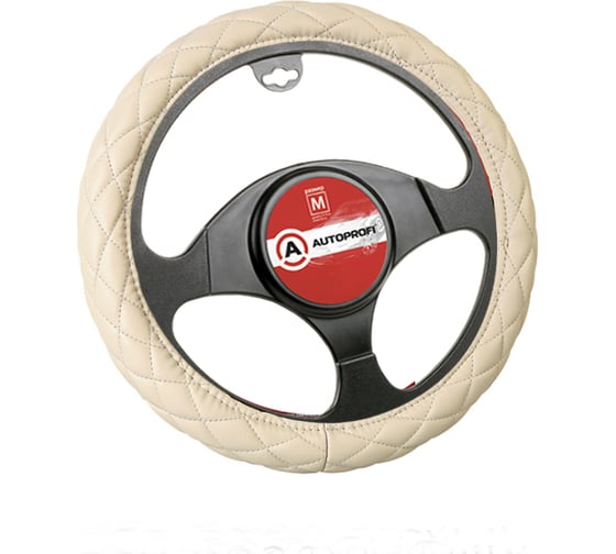 Оплётка руля AUTOPROFI SP-9010 BE M 1