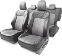 Чехлы на сиденья AUTOPROFI Toyota Land Cruiser Prado LCP-3SV09+40-20-40 A BK/D.GY