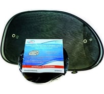 Боковая шторка на присосках AUTOVIRAZH черная трапеция 65х38, 2 шт. AV-014112