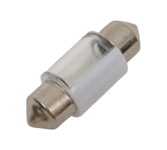 Светодиод Nord-Yada 24 В, T11x31-S8.5 4SMD (size 2835 в стекл.колбе), C5W, белый, 2 шт. в 1 уп. 907112
