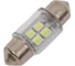 Светодиод Nord-Yada 24 В, T11x31-S8.5 4SMD (size 2835 в стекл.колбе), C5W, белый, 2 шт. в 1 уп. 907112 3