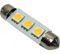 Светодиод Nord-Yada 24 В, T11x36-S8.5 (3SMD size 5050), C5W, белый, 0.48 Вт, 12 Лм, 2 шт. в 1 уп. 902872
