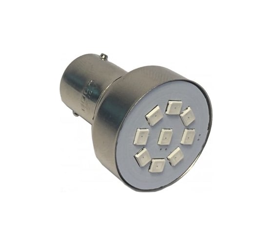 Светодиод Nord-Yada 24 В, S25 (9 SMD) BA15s красный 1.1W 4.3 Лм, 2 шт. в 1 уп. 901976