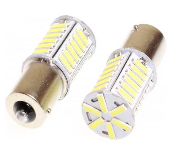 Светодиод Nord-Yada 24 В, S25 36SMD (size 7020) P21W Ba15s белый 2 шт. в 1 уп. 907111