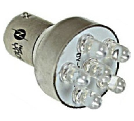 Светодиод Nord-Yada 24 В, S25 (6LED) BA15s белый 0.72W 14 Лм, 2 шт. в 1 уп. 901968