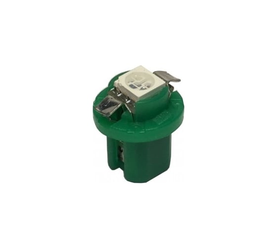 Светодиод Nord-Yada 24 В, T5B8,5d-02 (1SMD) W1.2W Base:B8.5d 0.24W 1.8 Лм, зеленый 2 шт. в 1 уп. 901991