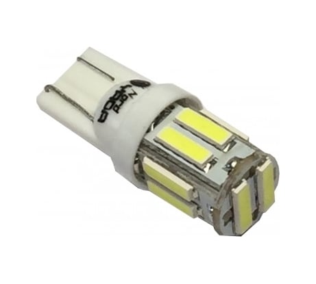 Светодиод Nord-Yada 24 В, T10 10SMD (size 7020) W5W, base W2.1*9.5D, белый, 2 шт. в 1 уп. 907091