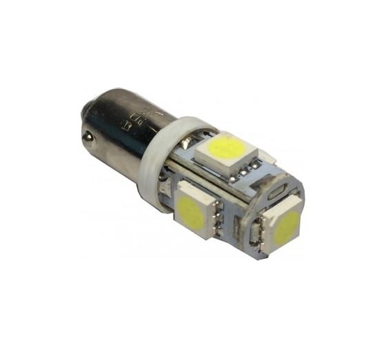Светодиод Nord-Yada 24 В, T8-03 (5SMD size 5050) T4W (BA9S) белый 2 шт. в 1 уп. 902869 1
