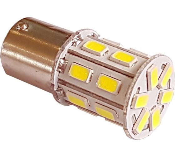 Светодиод Nord-Yada 24 В, S25 20SMD (size 5730) P21W BA15s белый 3.24W 100 Лм, 2 шт. в 1 уп. 904819 1