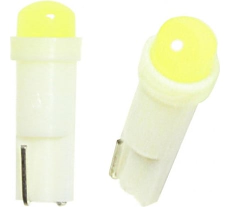Светодиод Nord-Yada 24 В, T5-01 (1LED) COB W1.2W Base:W2.0-4.6d белый 2 шт. в 1 уп. 907084
