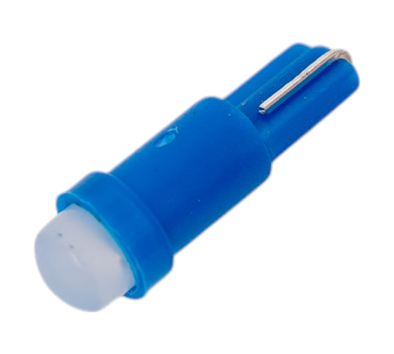 Светодиод Nord-Yada 24 В, T5-01 (1LED) COB W1.2W Base:W2.0-4.6d cиний 2 шт. в 1 уп. 907085 1