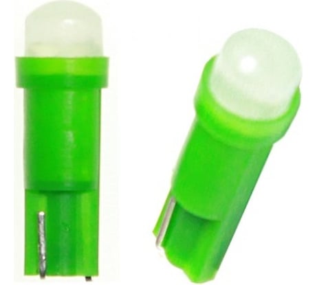 Светодиод Nord-Yada 24 В, T5-01 (1LED) COB W1.2W Base:W2.0-4.6d зеленый 2 шт. в 1 уп. 907087