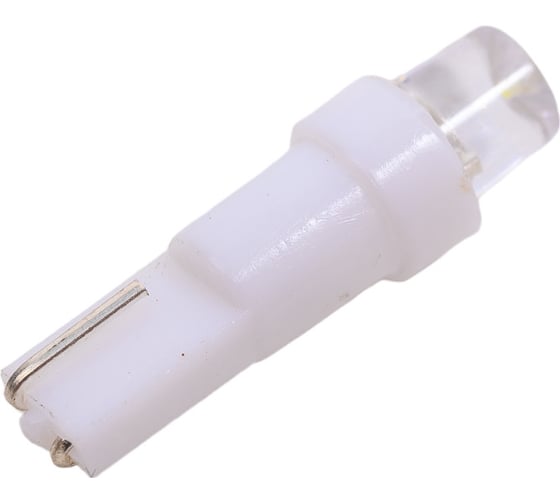 Светодиод Nord-Yada 24 В, T5-01 (1LED) W1,2W Base:W2,0x4,6d 0.24W 2 Лм, конус белый 2 шт. в 1 уп. 900442