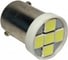 Светодиод Nord-Yada 24 В, T8-03 (5SMD size 3528) T4W (BA9s) 0.6W 28.30 Лм, белый 2 шт. в 1 уп. 902868 1