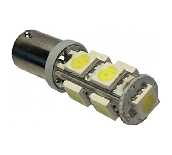 Светодиод Nord-Yada 24 В, T8-03 (9SMD size 5050) T4W (BA9s) белый 2 шт. в 1 уп. 902871