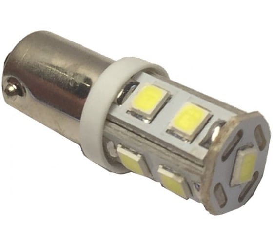 Светодиод Nord-Yada 24 В, T8-03 (9SMD size 3528) T4W (BA9s) 2.16W 30 Лм, белый 2 шт. в 1 уп. 902870