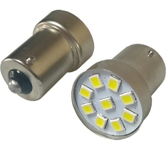 Светодиод Nord-Yada 24 В, G18.5 (9SMD) R10W белый 0.912W 27.4 Лм, 2 шт. в 1 уп. 900466 1