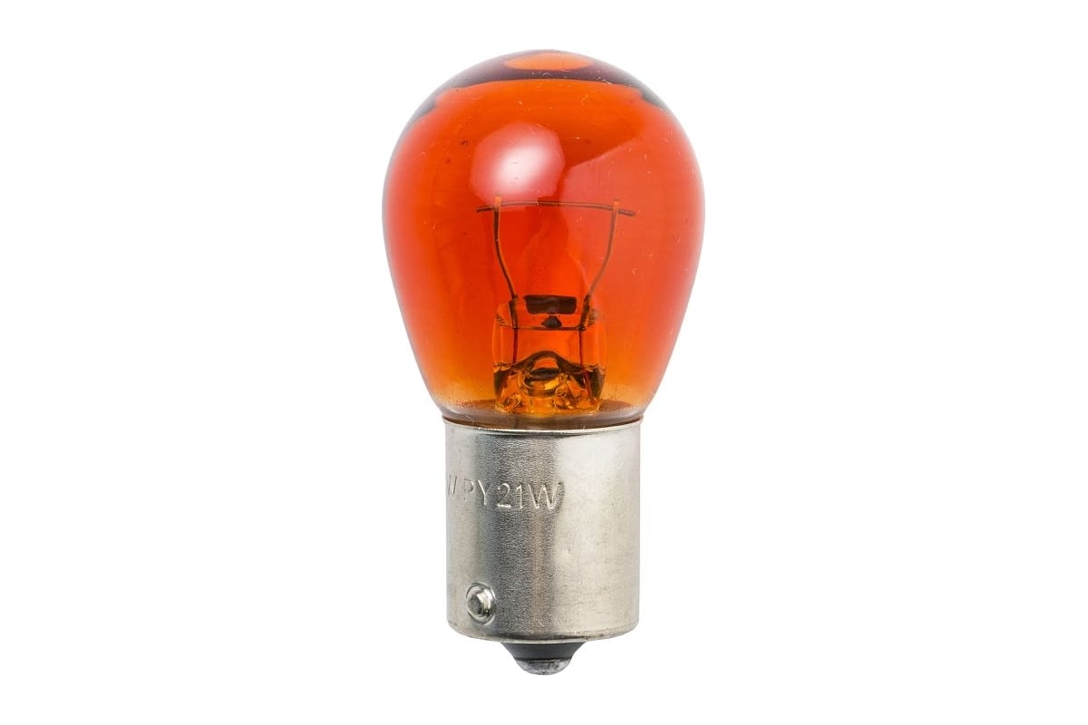 Chroom/amber Powertec BAU15S PY21W lampen 12V 21W | PTZCH36-02B