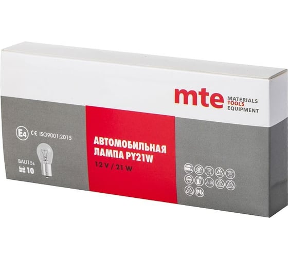 Лампа MTE py21w 12v 21w bau15s 27201383