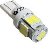 Светодиод Nord-Yada 24V, T10, 9SMD (size 5730) W5W, base W2.1*9.5D белый  2 шт.в 1 уп. 907093