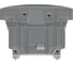 Защита для картера и кпп sheriff hyundai santa fe 09.2012- 2,2dат 2,2dмт 2,4ат 2,4мт штамповка алюминий 3 мм 2803 1