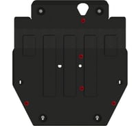 Защита для картера и кпп sheriff mitsubishi delica 2007-2019 2,3dat4wd универсальный штамп сталь 2,5 мм 5261