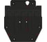 Защита для картера и кпп sheriff mitsubishi delica 2007-2019 2,3dat4wd универсальный штамп сталь 2,5 мм 5261 1