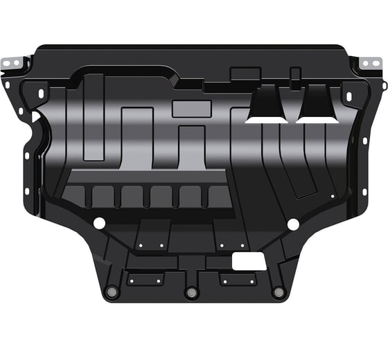 Защита для картера и кпп sheriff skoda kodiaq 2017 - 1,4tsi:2,0tsi:2.0tdi volkswagen tiguan 2017- 1,4 2,0mt/ат 2,0tdат4wd штамповка сталь 1,8 мм 3333