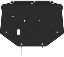 Защита для рк Sheriff для cadillac cts 2021- 1.9atfullwd гибка, алюминий 6 мм 5117 V2